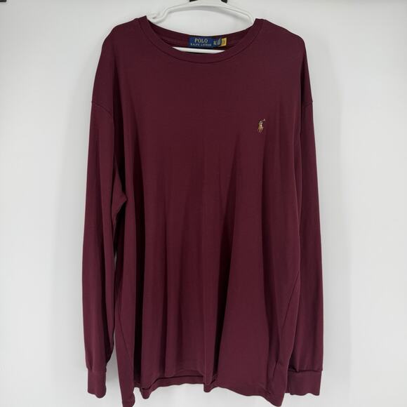 Polo by Ralph Lauren Other - Polo Ralph Lauren Men’s Size XLT Maroon Long Sleeve T-Shirt